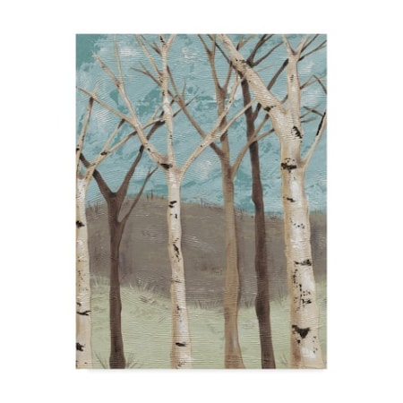 Jade Reynolds 'Blue Birches I' Canvas Art,35x47